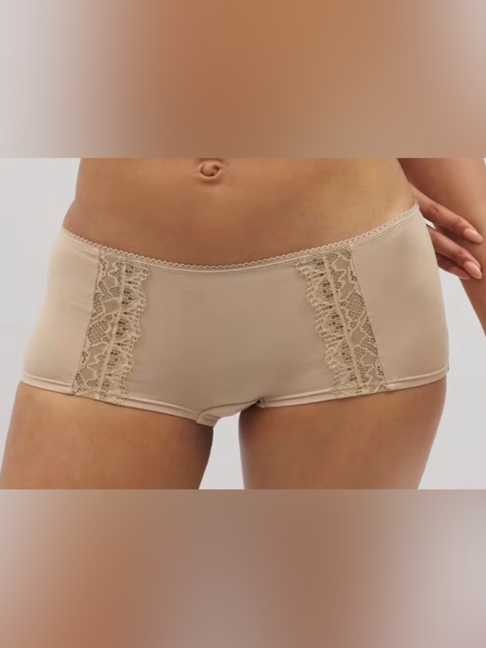 Soma Embraceable Enchanting Lace Boy Short - Warm Amber 3 pairs - NWT